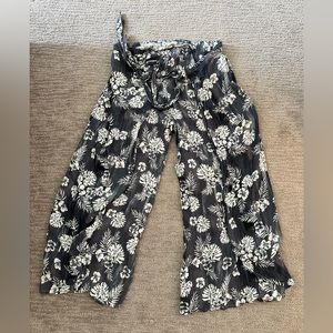 flowy wrap Hawaiian pants